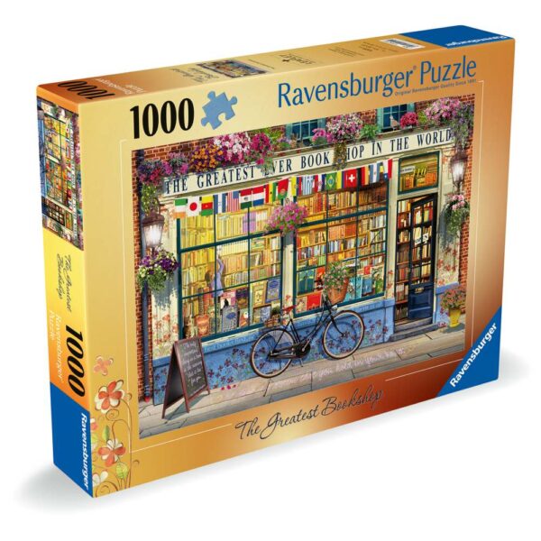 Ravensburger - Puzzle librarie grozava 1000 piese design nou - RVSPA00059