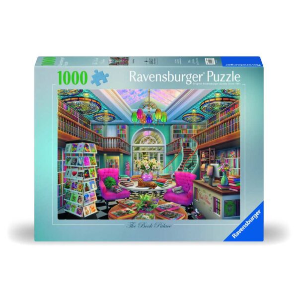 Ravensburger - Puzzle palatul cartilor 1000 piese design nou - RVSPA00167