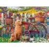 Ravensburger - Puzzle catelusi pe bicicleta 500 piese design nou - RVSPA00209