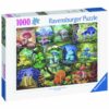 Ravensburger - Puzzle ciuperci colorate 1000 piese design nou - RVSPA00424