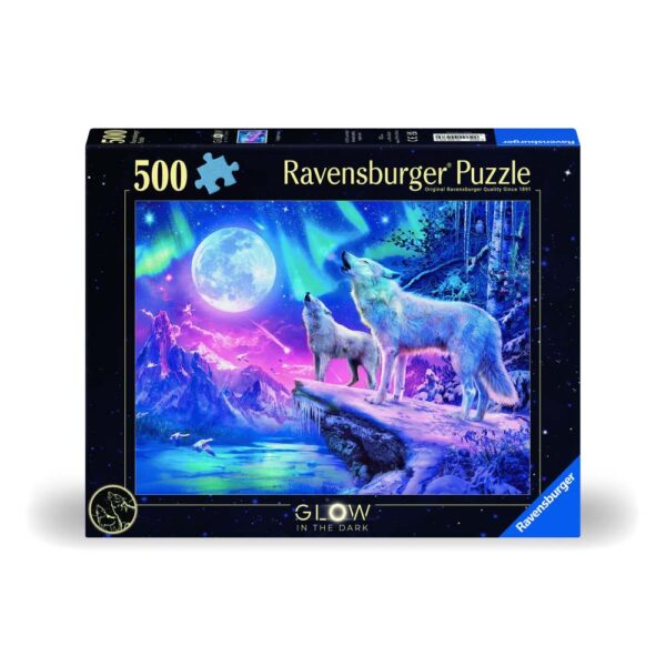 Ravensburger - Puzzle urletul lupilor la amurg 500 piese starline design nou - RVSPA00476