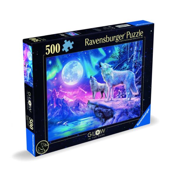 Ravensburger - Puzzle urletul lupilor la amurg 500 piese starline design nou - RVSPA00476