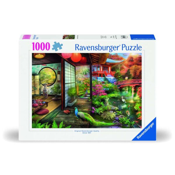 Ravensburger - Puzzle gradina japoneza 1000 piese design nou - RVSPA00635