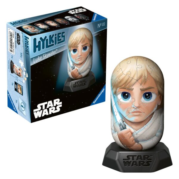 Ravensburger - Puzzle 3D Hylkies Star Wars Lluke Skywalker 54 piese - RVS3D01013