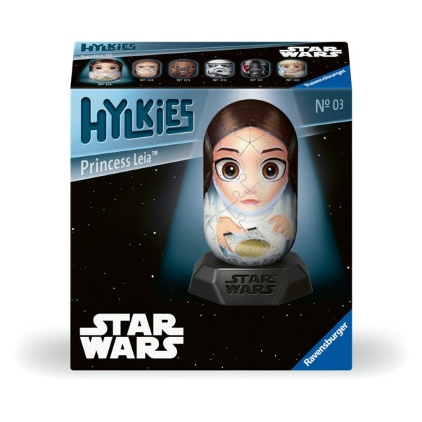 Ravensburger - Puzzle 3D Hylkies Star Wars printesa Leia 54 piese - RVS3D01014