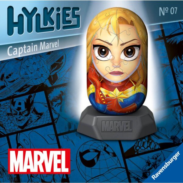 Ravensburger - Puzzle 3D Hylkies Marvel captain Marvel 54 piese - RVS3D01156