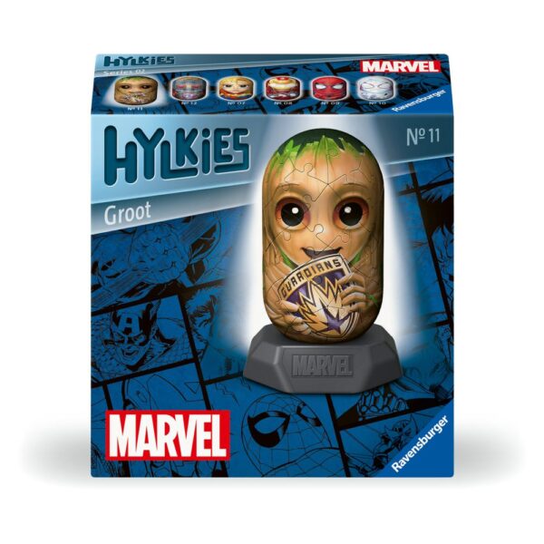 Ravensburger - Puzzle 3D Hylkies Marvel Groot 54 piese - RVS3D01160