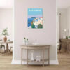 Ravensburger - Pictura pe numere Tablou Canvas Santorini - RVSPBN23906