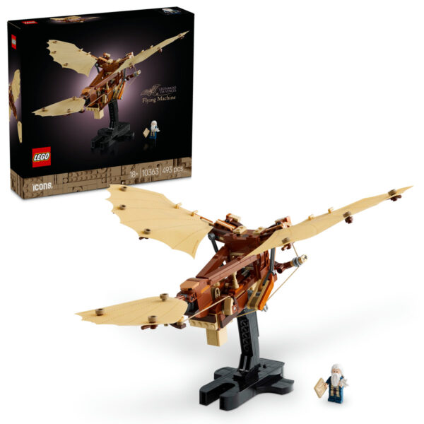 10363-lego-icons LEGO Icons (Creator Expert) - Masina zburatoare a lui Leonardo da Vinci 10363, 493 piese