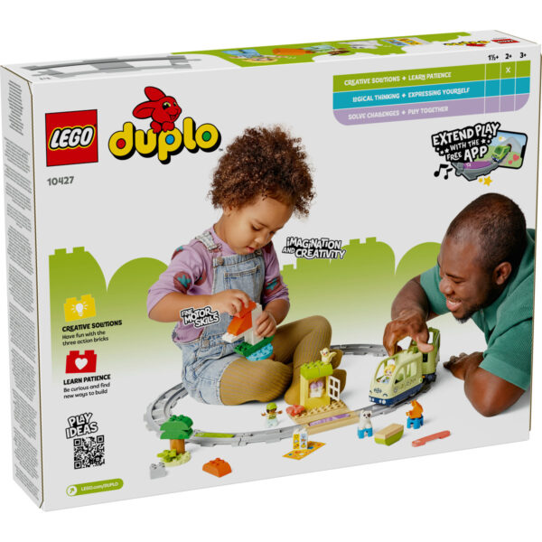 LEGO DUPLO - Tren de aventura interactiv 10427, 57 piese