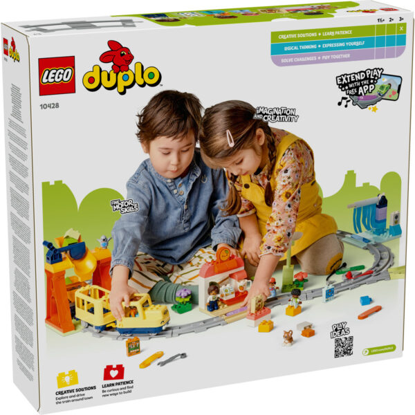 LEGO DUPLO - Tren  comunitar interactiv 10428, 103 piese