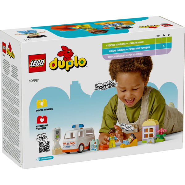 LEGO DUPLO - Ambulanta si sofer 10447, 19 piese