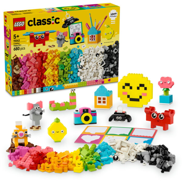 11042-lego-classic LEGO Classic - Cutia creativitatii si a veseliei 11042, 680 piese