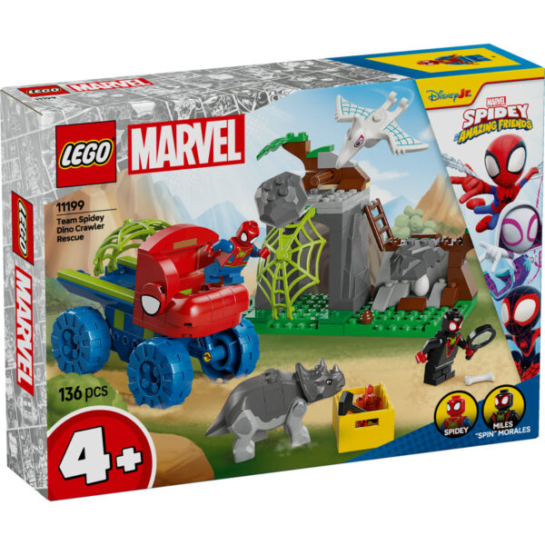 LEGO DUPLO - Misiunea de salvare a echipei Spidey 11199, 136 piese