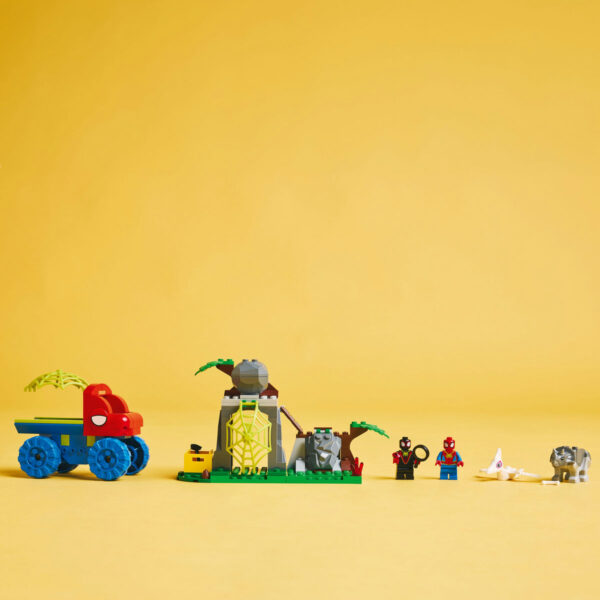 LEGO DUPLO - Misiunea de salvare a echipei Spidey 11199, 136 piese