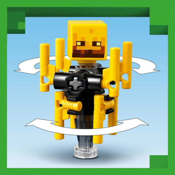 LEGO Minecraft - Batalie deasupra lavei în Nether 21266, 99 piese