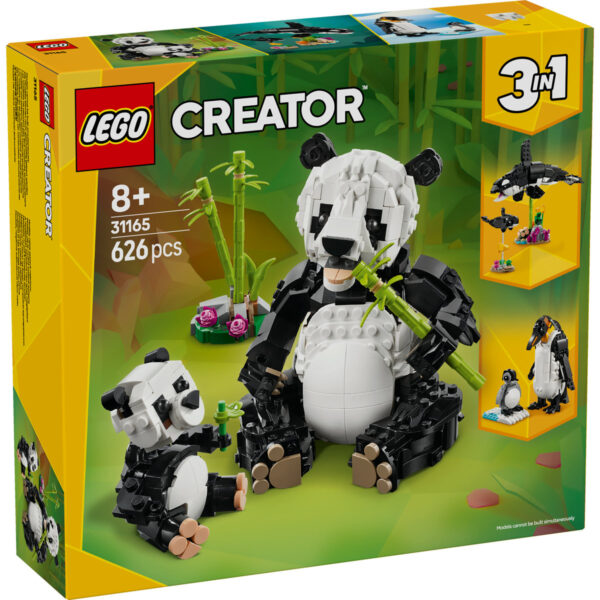 LEGO Creator - Animale salbatice: Familia de ursi panda 31165, 626 piese