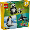 LEGO Creator - Animale salbatice: Familia de ursi panda 31165, 626 piese