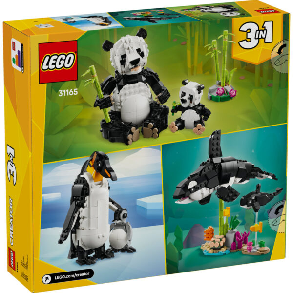 LEGO Creator - Animale salbatice: Familia de ursi panda 31165, 626 piese