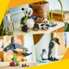 LEGO Creator - Animale salbatice: Familia de ursi panda 31165, 626 piese