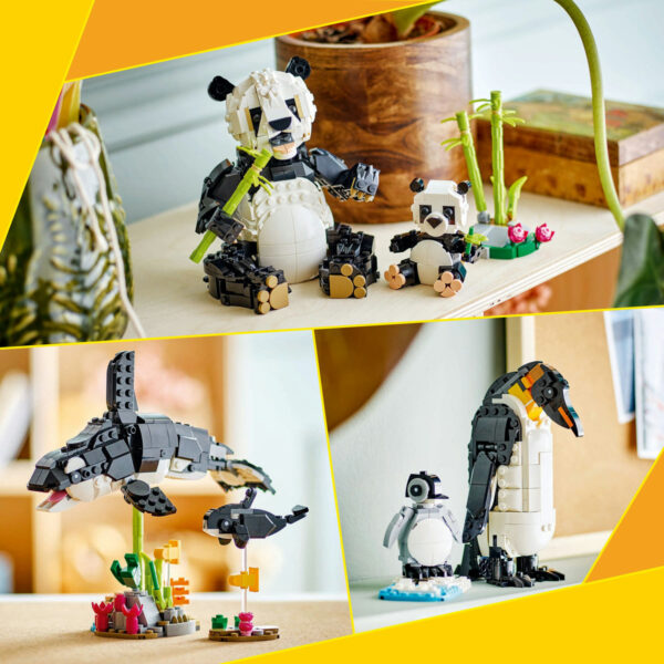 LEGO Creator - Animale salbatice: Familia de ursi panda 31165, 626 piese