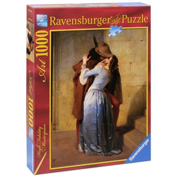 Ravensburger - Puzzle Hayez sarutul 1000 piese design nou - RVSPA00061