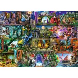 Ravensburger - Puzzle legende si mituri 1000 piese design nou - RVSPA00089