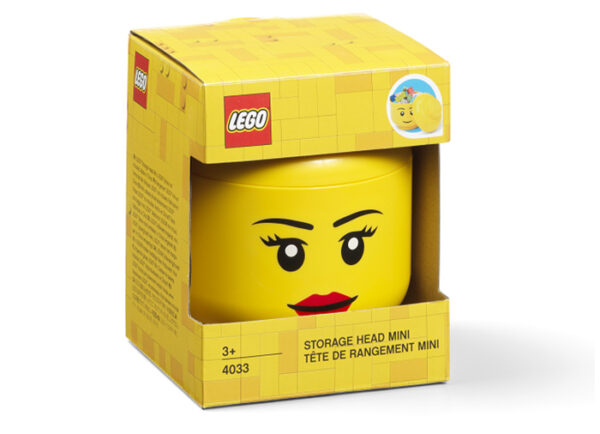 40331725-1 Cutii depozitare - Mini cutie depozitare cap minifigurina LEGO fata 40331725, 0 piese