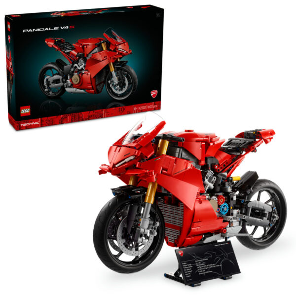 42202-lego-technic LEGO Technic - Motocicleta Ducati Panigale V4 S 42202, 1603 piese