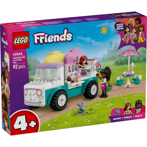 LEGO Friends - Furgoneta de înghetata în orasul Heartlake 42644, 92 piese