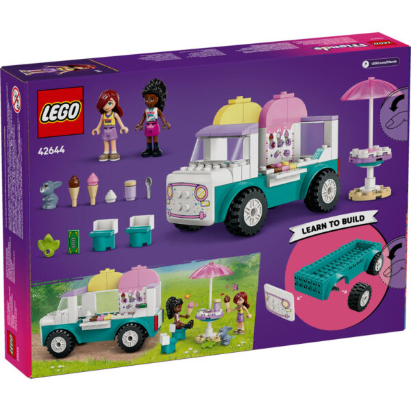LEGO Friends - Furgoneta de înghetata în orasul Heartlake 42644, 92 piese