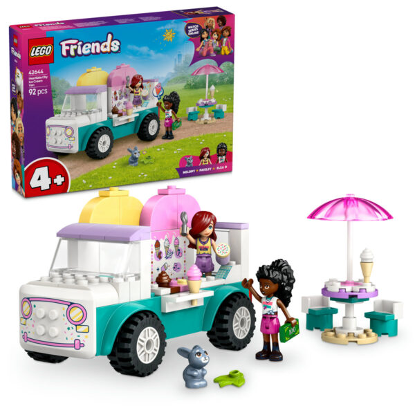 LEGO Friends - Furgoneta de înghetata în orasul Heartlake 42644, 92 piese