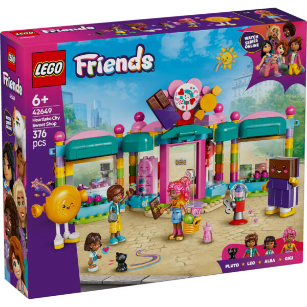 LEGO Friends - Magazinul de dulciuri din orasul Heartlake 42649, 376 piese