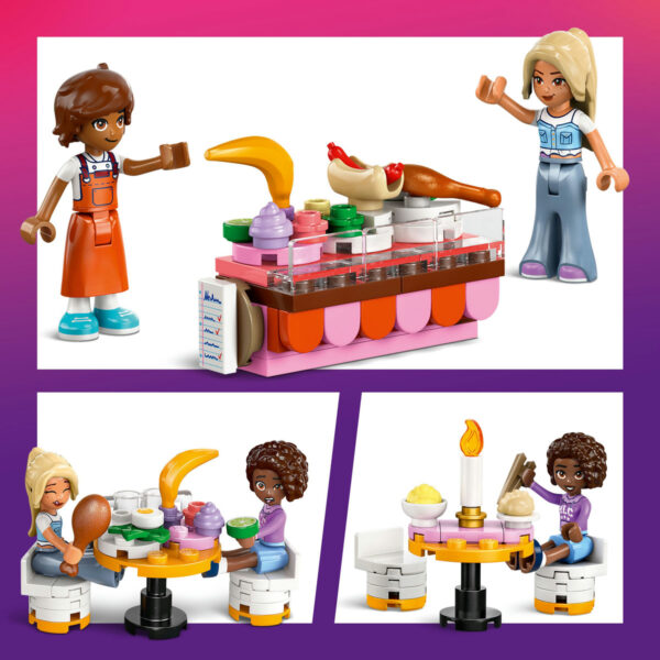 LEGO Friends - Restaurant si scoala de gastronomie 42655, 896 piese