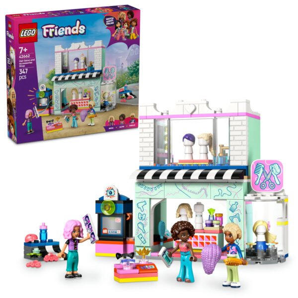 LEGO Friends - Salon de coafura si magazin de accesorii 42662, 347 piese