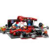 LEGO City - Boxa si mecanici F1 cu masina Ferrari 60443, 322 piese