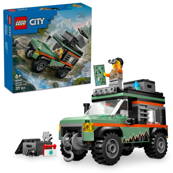 LEGO City - Camioneta 4x4 off-road 60447, 221 piese