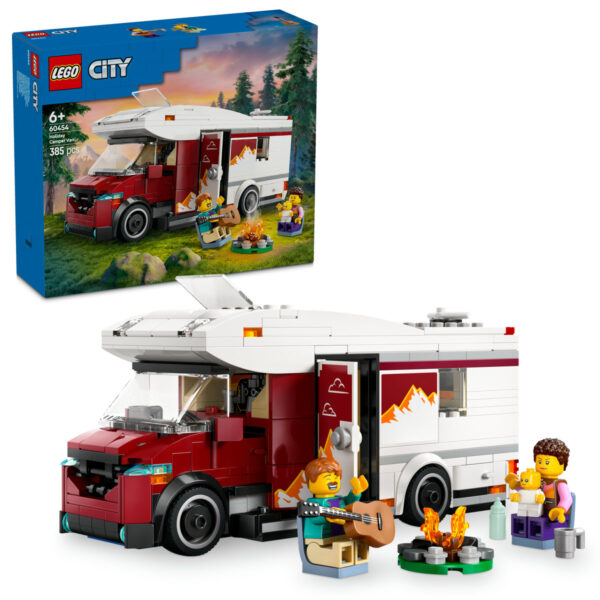 60454-lego-city LEGO City - Rulota pentru aventuri de vacanta 60454, 385 piese