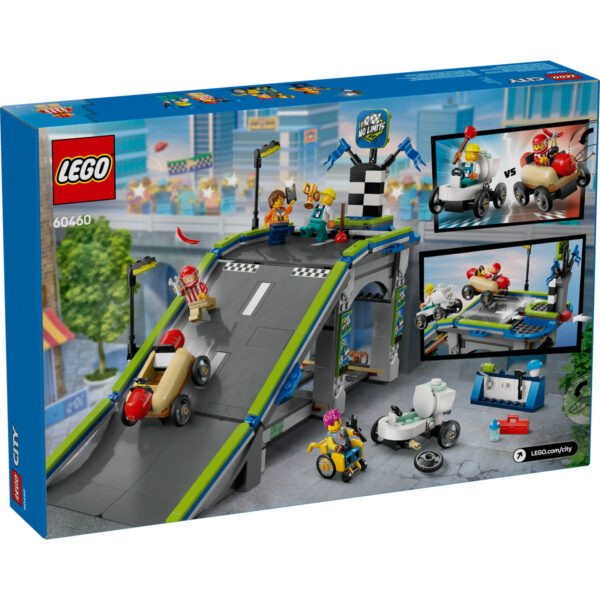 LEGO City - Fara limite: Rampa pentru curse de masini 60460, 436 piese