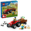 60461-lego-city LEGO City - Tractor de ferma rosu cu remorca si oi 60461, 116 piese