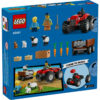 60461-lego-city-2 LEGO City - Tractor de ferma rosu cu remorca si oi 60461, 116 piese