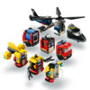 LEGO City - Elicopter, camion de pompieri si submarin remixate 60462, 874 piese