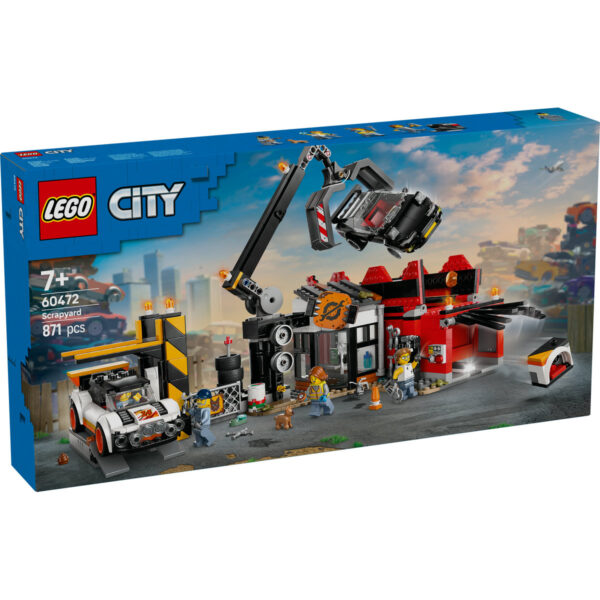 LEGO City - Cimitir de masini vechi 60472, 871 piese