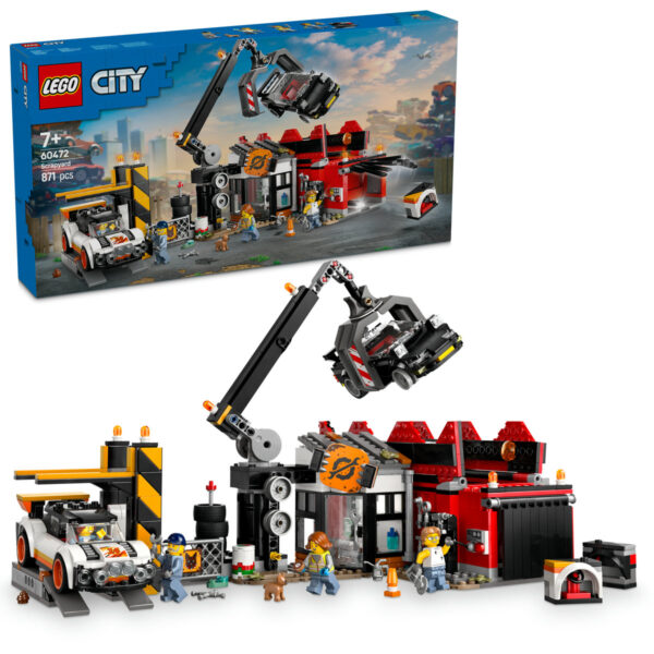 LEGO City - Cimitir de masini vechi 60472, 871 piese