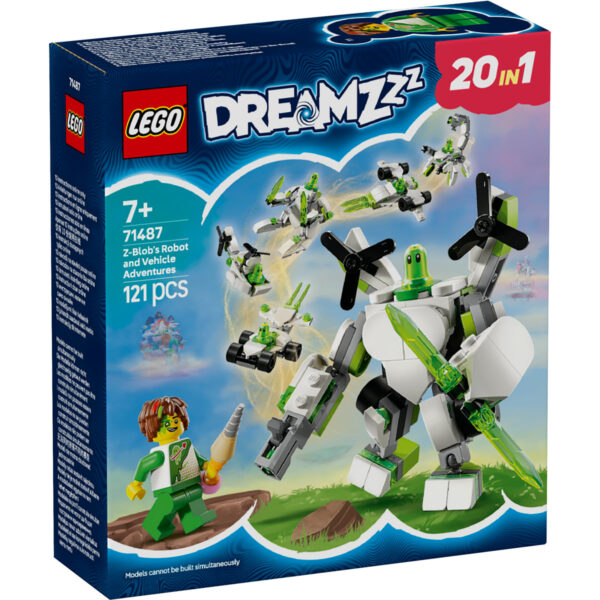 LEGO DREAMZzz - Aventurile cu roboti si vehicule ale lui Z-Blob 71487, 121 piese