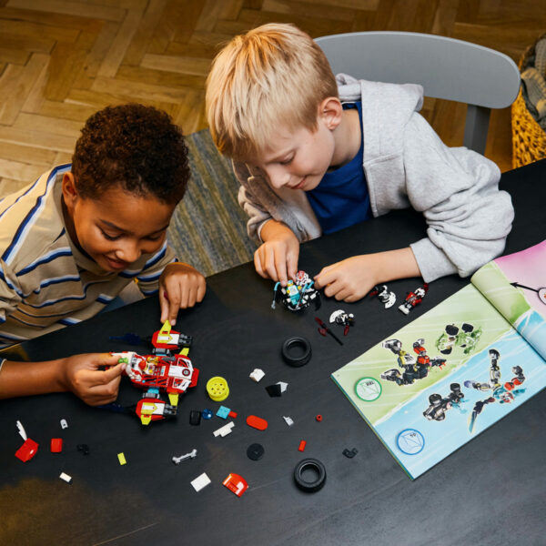 LEGO DREAMZzz - Robotul tigru al lui Cooper si masina hot rod a lui Zero 71497, 1006 piese