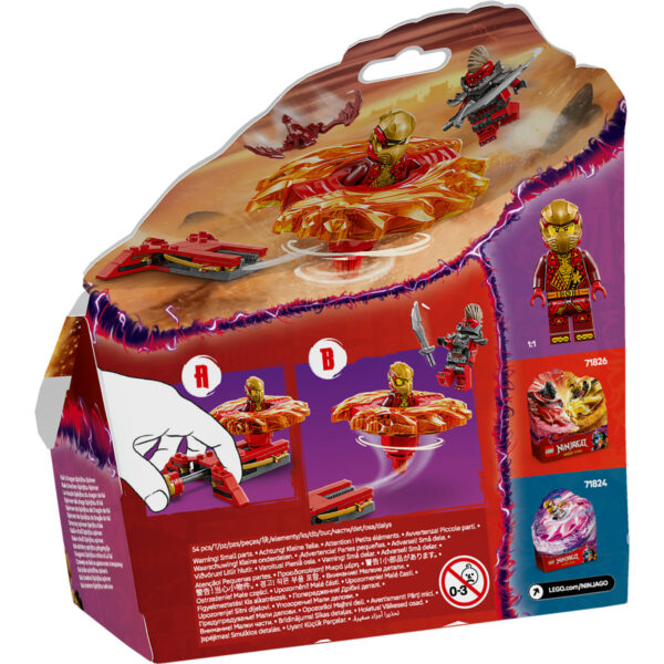 LEGO Ninjago - Dragonul Spinjitzu rotitor al lui Kai 71823, 54 piese