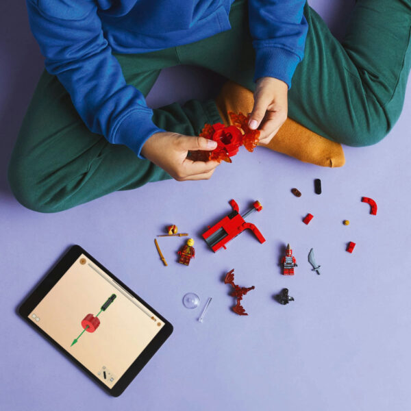 LEGO Ninjago - Dragonul Spinjitzu rotitor al lui Kai 71823, 54 piese