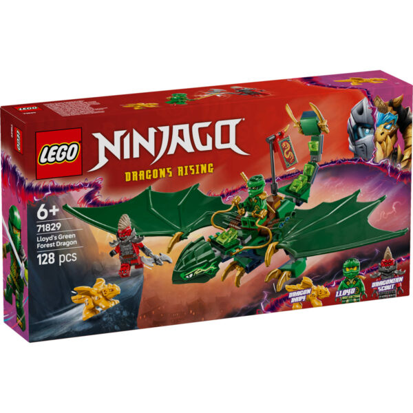 71829-lego-ninjago-1 LEGO Ninjago - Dragonul de Padure al lui Lloyd 71829, 128 piese