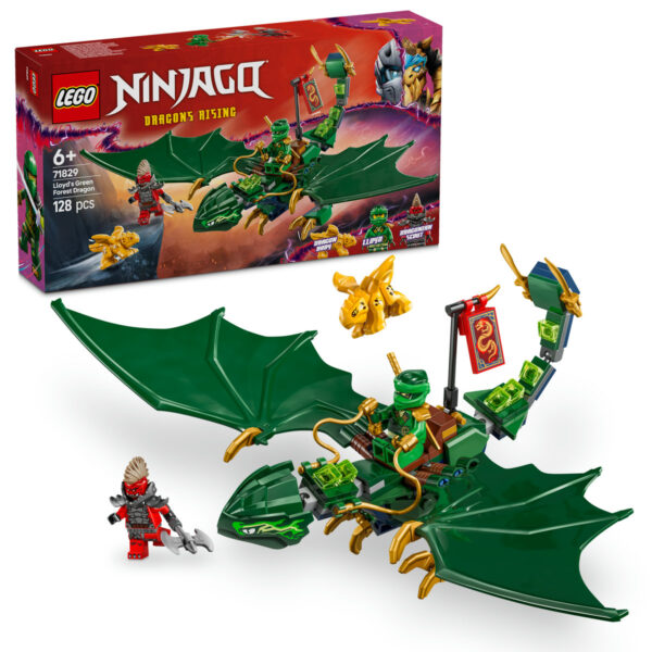 71829-lego-ninjago LEGO Ninjago - Dragonul de Padure al lui Lloyd 71829, 128 piese